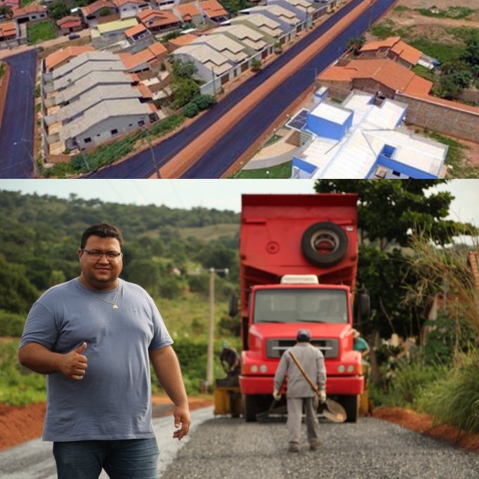 Prefeitura de CrixÃ¡s comeÃ§a a asfaltar ruas do Setor Jardim dos IpÃªs