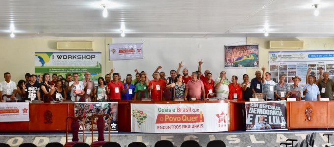 Santa Terezinha sedia encontro regional do PT