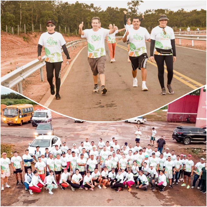 Prefeitura de Campos Verdes Promove 1ª Caminhada da Saúde em Busca de uma Comunidade Saudável