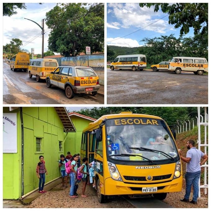 Prefeitura de Pilar de GoiÃ¡s atende 446 alunos pelo transporte pÃºblico escolar