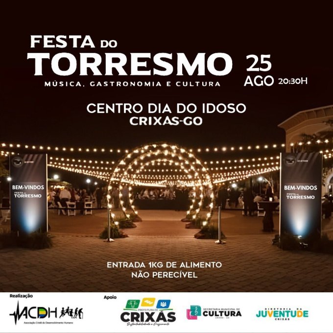 Prepare-se para uma noite incrível de música, gastronomia e cultura na Festa do Torresmo