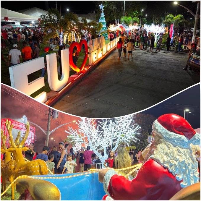 Santa Terezinha brilha com o ‘Natal Luzes’ e encanta a região