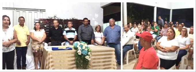 Durante a posse da nova diretoria da APAE/CrixÃ¡s, prefeitura reafirma apoio Ã  entidade