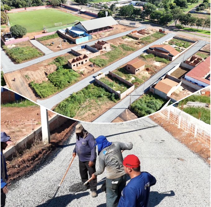 Em Santa Terezinha, Setor Dianira Xavier recebe pavimentação asfáltica de qualidade