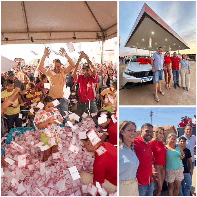 Posto Portal do Petróleo celebra Dia dos Pais com sorteio de automóveis em Trombas e Porangatu