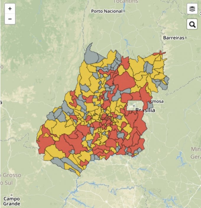 GoiÃ¡s tem 47 mortes e 1.093 casos confirmados de coronavÃ­rus