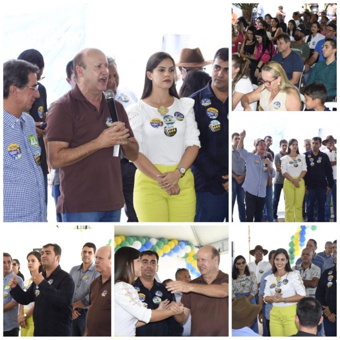 Célio da Silveira e Francisco Oliveira abrem campanha em Santa Terezinha